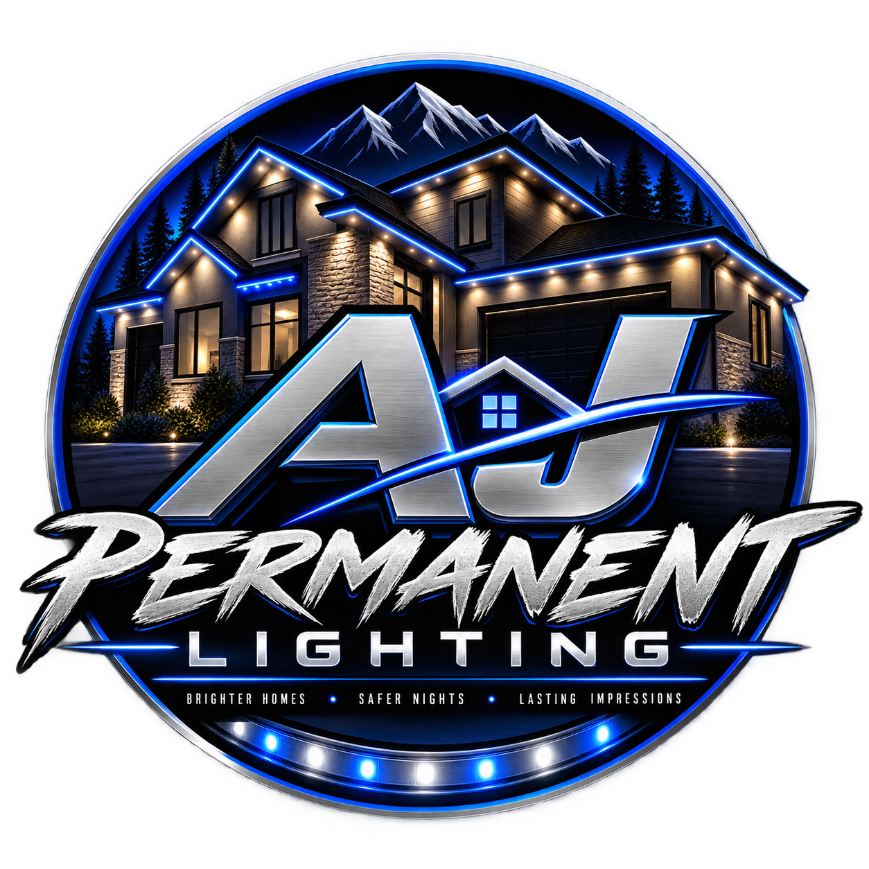 AJ Permanent Lighting logo